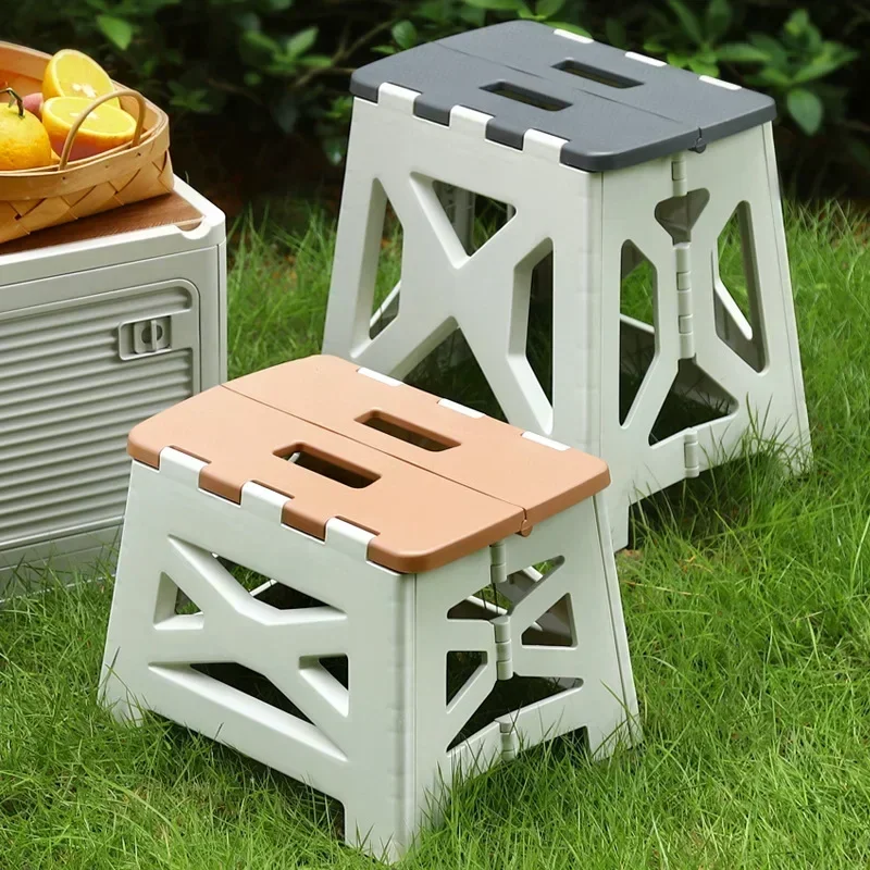 Kids Outdoor Seating - เก้าอี้พลาสติกพับได้แบบพกพา เก้าอี้สำหรับตั้งแคมป์กลางแจ้ง เก้าอี้นั่งสำหรับใช้ในบ้าน ห้องน้ำ ห้องครัว สวน