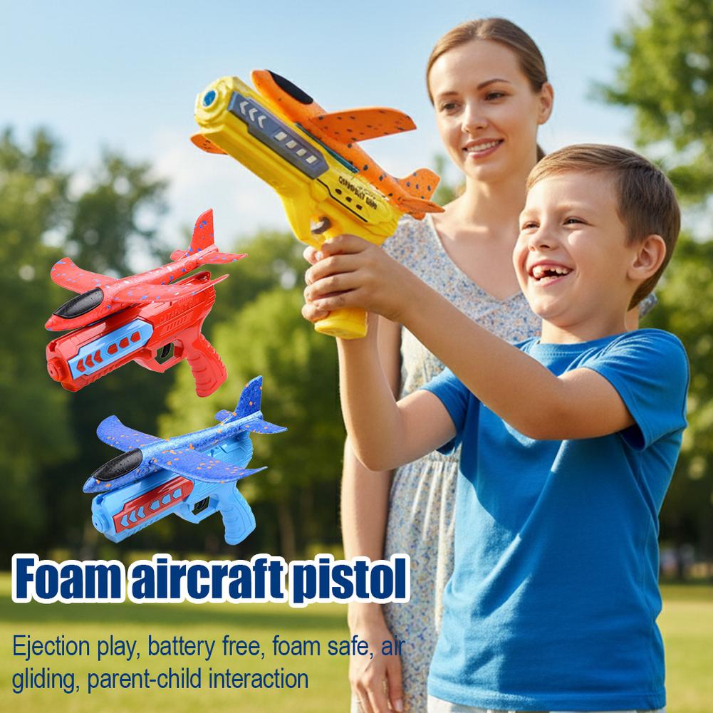Kids Outdoor Play Equipment - ของเล่นเครื่องบินบังคับสำหรับเด็ก ของขวัญสำหรับเด็ก ของเล่นเครื่องบินโฟม ของเล่นเครื่องร่อน ของเล่นเกมกลางแจ้งสำหรับพ่อแม่ลูก ของเล่นยิงโฟม