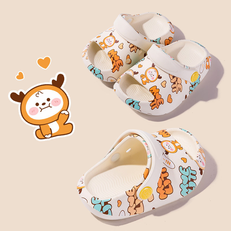 Kids Indoor Outdoor Slippers - รองเท้าแตะสำหรับเด็ก2023ฤดูร้อนรองเท้าแตะสำหรับเด็กหญิงเด็กชายรองเท้าแตะสำหรับเด็กเล็กรองเท้าแตะสำหรับ sepatu kebun ในบ้านพื้นแบบนิ่มสุดน่ารักในห้องน้ำ