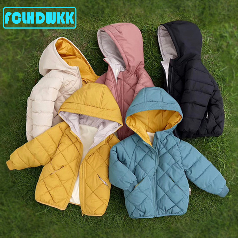 Kids Outdoor Jacket - เสื้อแจ็คเก็ตเด็กผู้หญิงและผู้ชายสำหรับฤดูใบไม้ร่วงและฤดูหนาวปี 2025 เสื้อโค้ทเด็กใหม่ เสื้อแจ็คเก็ตเด็กบุผ้าฝ้ายและขนเป็ดบุผ้ากำมะหยี่อุ่นๆ เสื้อผ้าเด็กผู้ชาย
