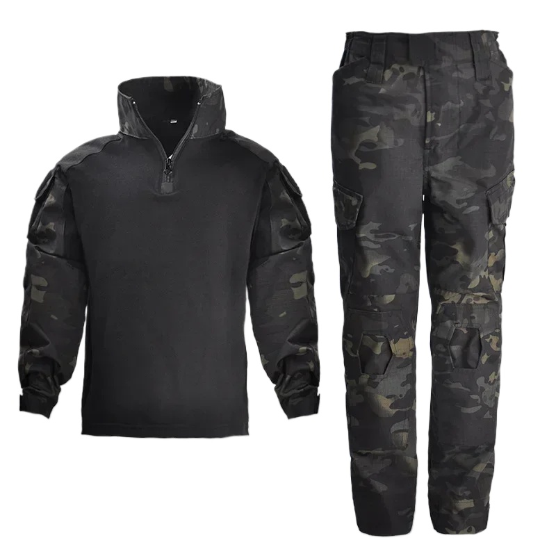 Kids Outdoor Jacket - เด็กยุทธวิธีUniformการล่าสัตว์เสื้อผ้าชุดเด็กAirsoft Camouflageแจ็คเก็ตเดินป่ากีฬากลางแจ้งการฝึกอบรมการออกกําลังกายชุด