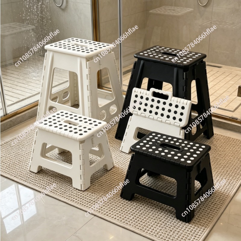 Kids Outdoor Seating - เก้าอี้พลาสติกพับได้แบบหนาพิเศษ พกพาสะดวกสำหรับผู้ใหญ่และเด็ก เหมาะสำหรับใช้ในบ้าน ห้องน้ำ และกลางแจ้ง