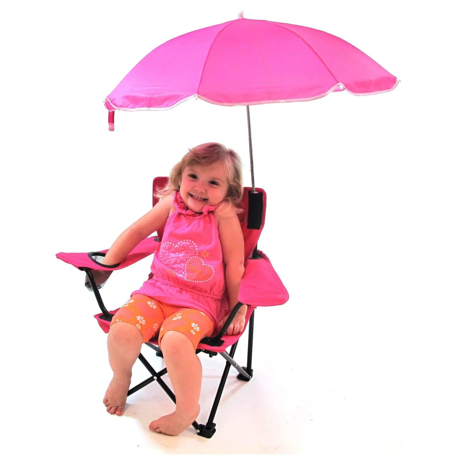 Kids Outdoor Umbrella Chair - พับสําหรับเด็กร่มเด็กทารก Camp พกพากระเป๋าตกปลาโลหะเก้าอี้ชายหาดพักผ่อนกลางแจ้ง