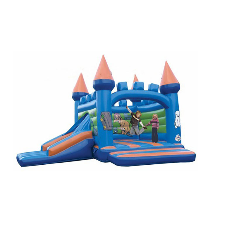 Kids Outdoor Jump House - สไลด์ทําให้พองปราสาทกระโดดสวนสนุกเด็กปราสาทกระโดดบ้านเด้งสําหรับเด็กเช่าปาร์ตี้กลางแจ้ง