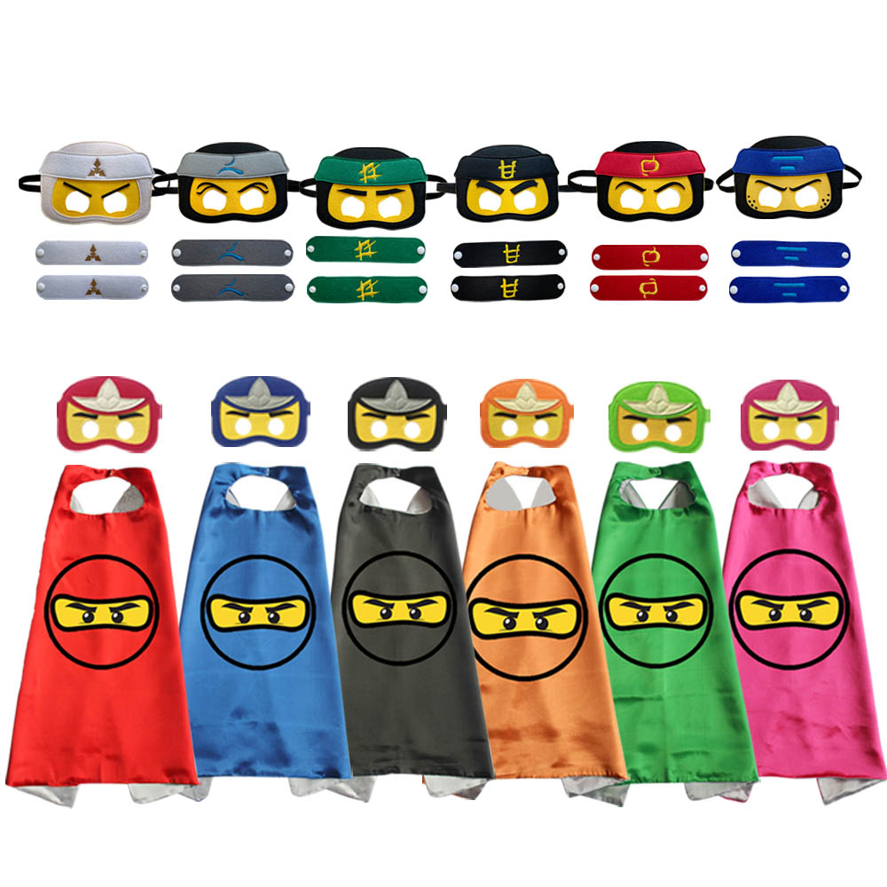 Kids Outdoor Ninja Warrior Course - Ninja Boy เสื้อคลุมวันเกิดส่วนบุคคลวันเกิด Cape Unique Boy