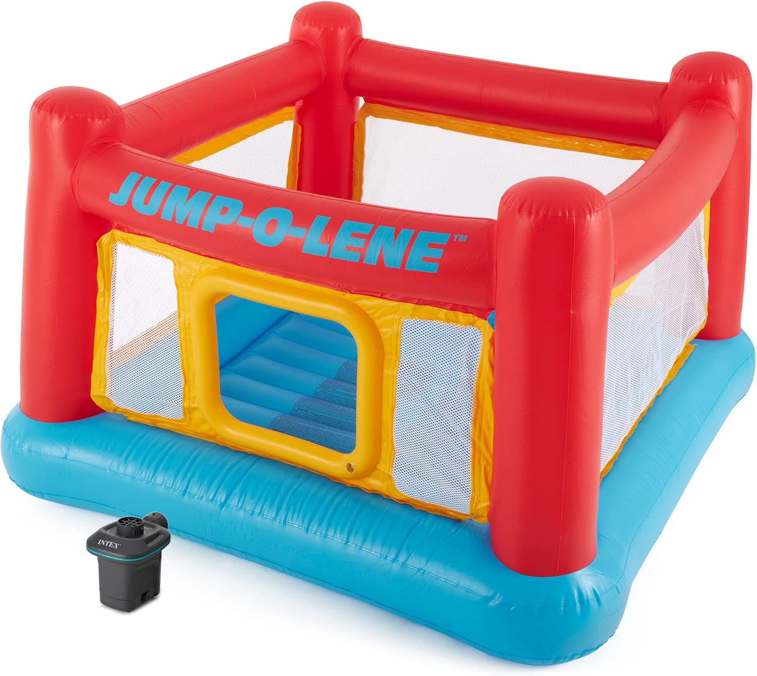 Kids Outdoor Jumping Castle - บ้านลมเป่าลมสำหรับเด็กเล่นในร่มและกลางแจ้ง พร้อมปั๊มลม