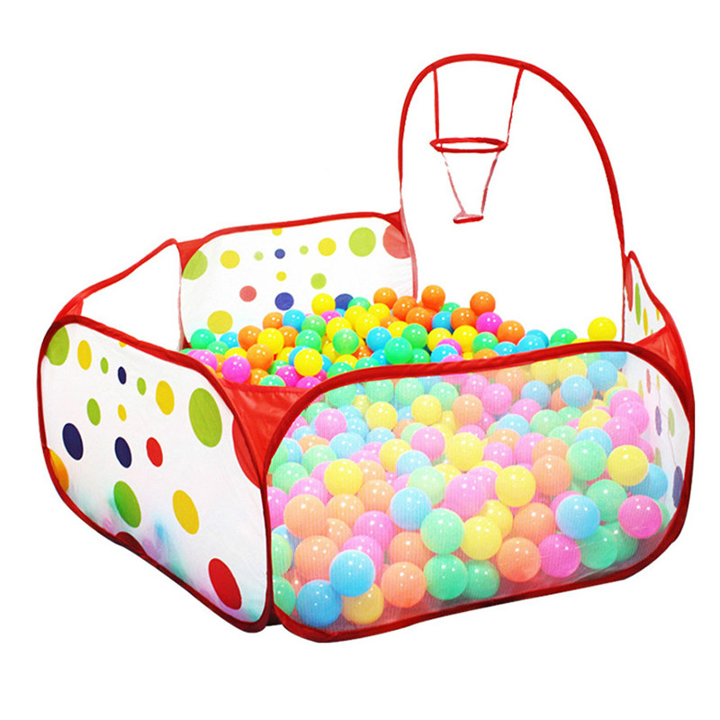 สระลูกบอลทะเลแบบพับได้พร้อมตะก - Kids Outdoor Wendy House บทวิจารณ์และราคา