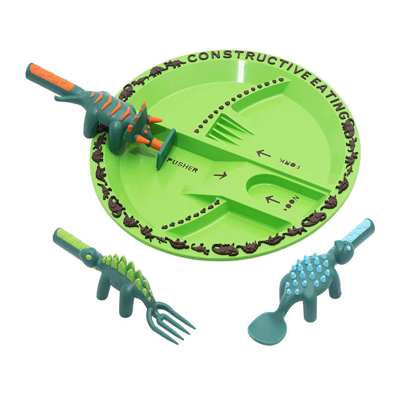 ชุดช้อนส้อมมีด 4 ชิ้น ลายรถดัน - Kids Outdoor Digger บทวิจารณ์และราคา