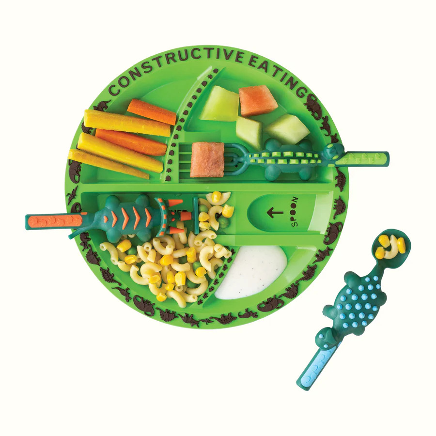 ชุดช้อนส้อมมีด 4 ชิ้น ลายรถดัน - Kids Outdoor Digger บทวิจารณ์และราคา