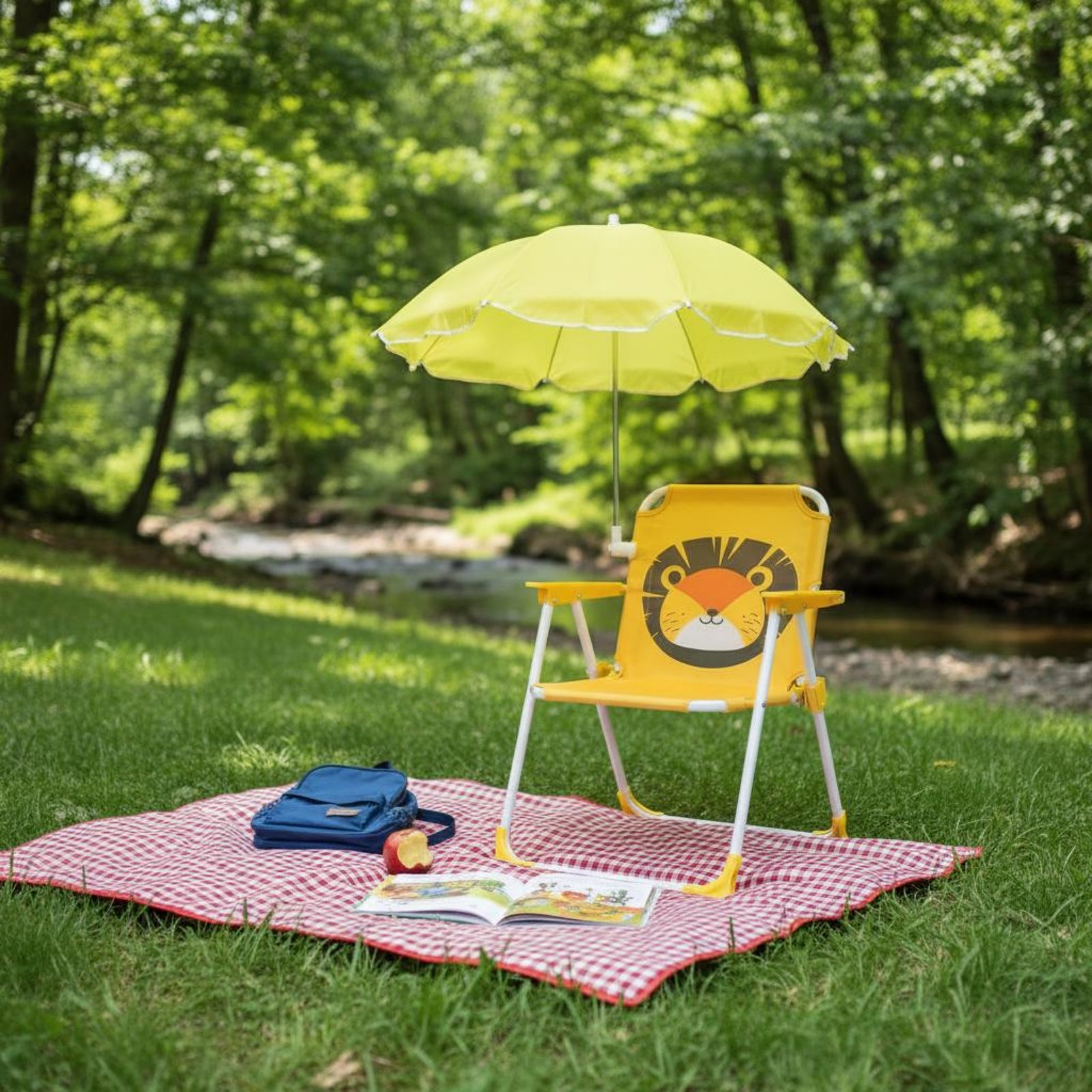เก้าอี้ชายหาดสำหรับเด็กกลางแจ้ - Kids Outdoor Umbrella Chair บทวิจารณ์และราคา