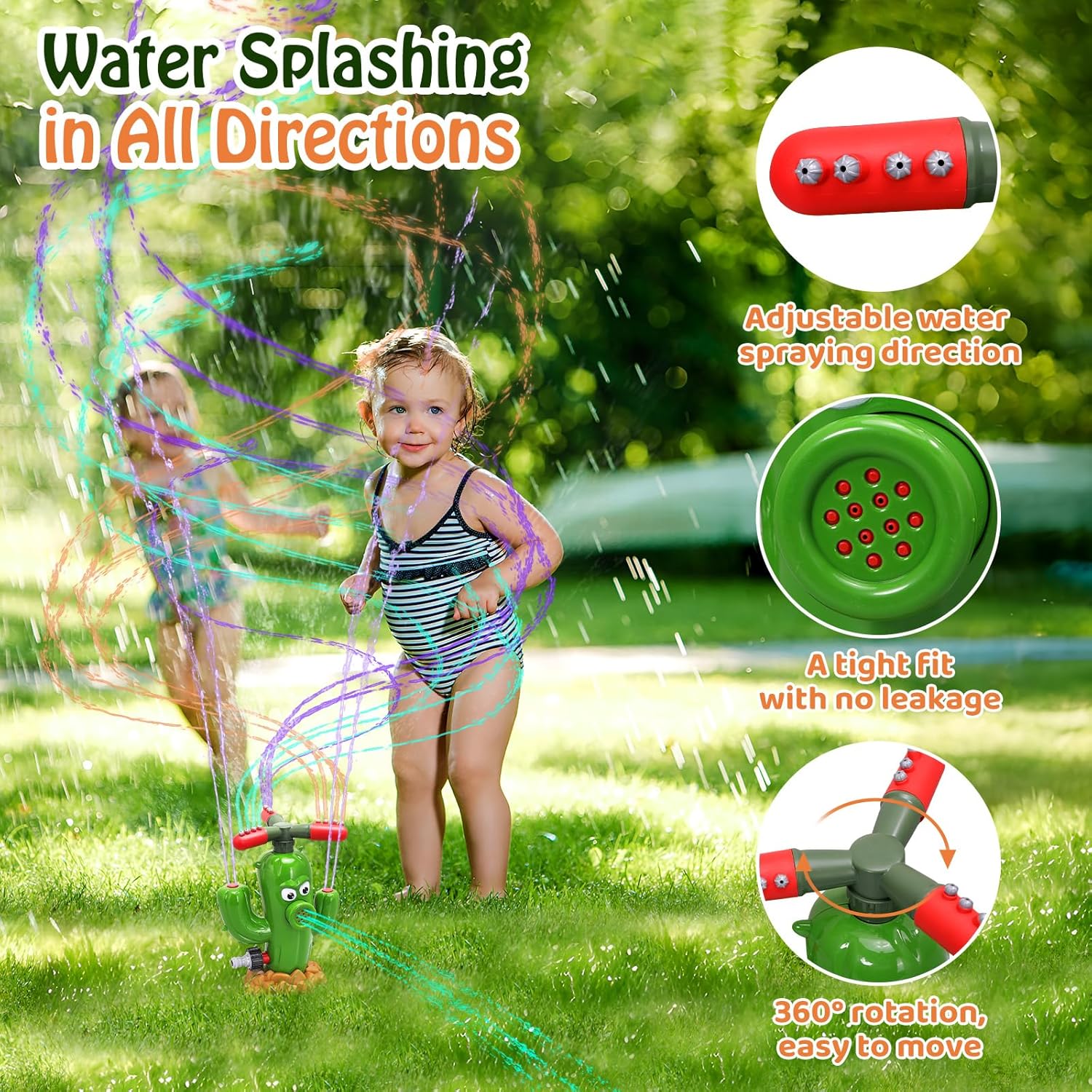 ของเล่นพ่นน้ำรูปกระบองเพชร ของ - Kids Outdoor Yard บทวิจารณ์และราคา