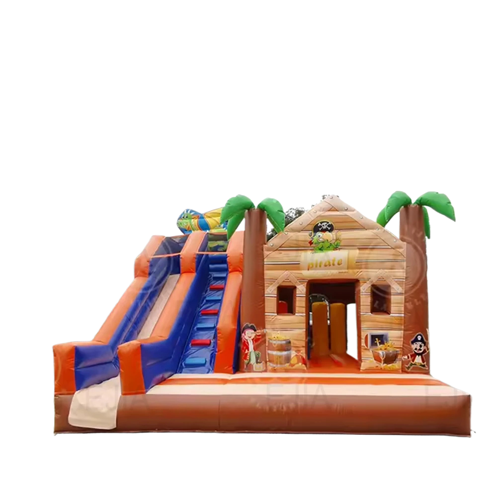 บ้านลมเป่าลมขนาดใหญ่ 17 ฟุต แบ - Kids Outdoor Jumping Castle บทวิจารณ์และราคา