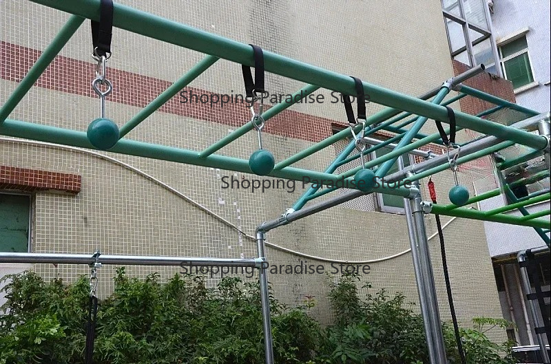 ชุดอุปกรณ์ฝึกซ้อมกลางแจ้งสำหรั - Kids Outdoor Ninja Warrior Course บทวิจารณ์และราคา