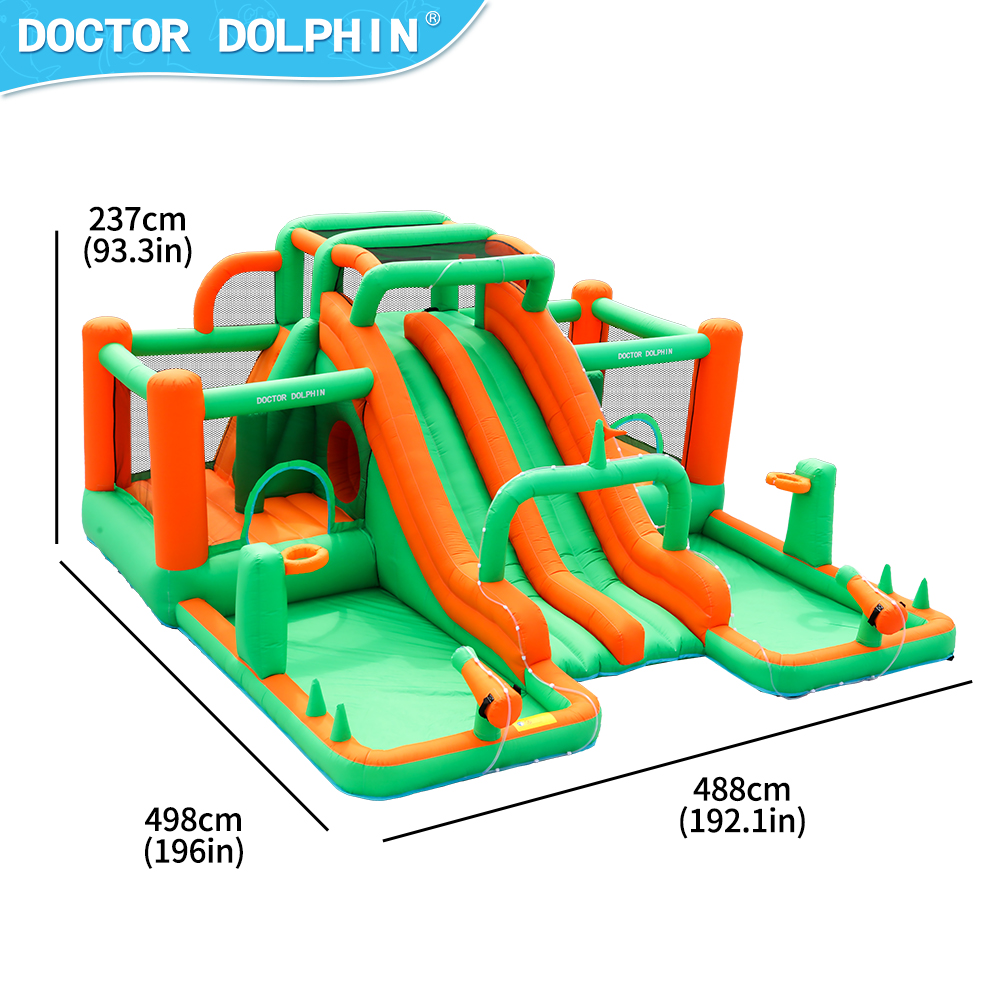 ปาร์ตี้คุณภาพสูงกลางแจ้งเกรดสี - Kids Outdoor Jumping Castle บทวิจารณ์และราคา