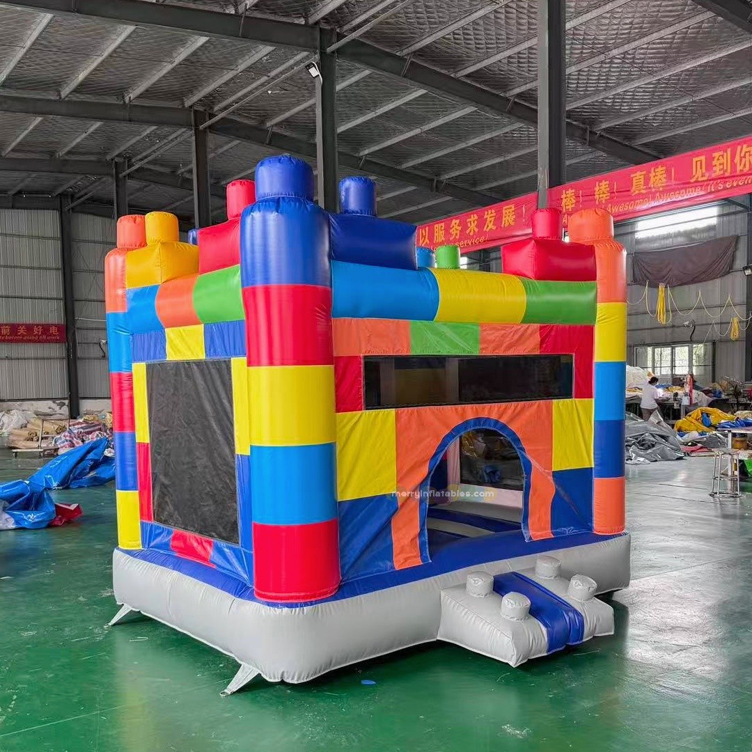 บ้านลมเด็กเล่นพร้อมสไลเดอร์ คอ - Kids Outdoor Jumping Castle บทวิจารณ์และราคา