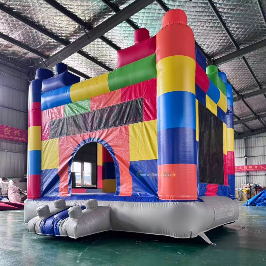 บ้านลมเด็กเล่นพร้อมสไลเดอร์ คอ - Kids Outdoor Jumping Castle บทวิจารณ์และราคา