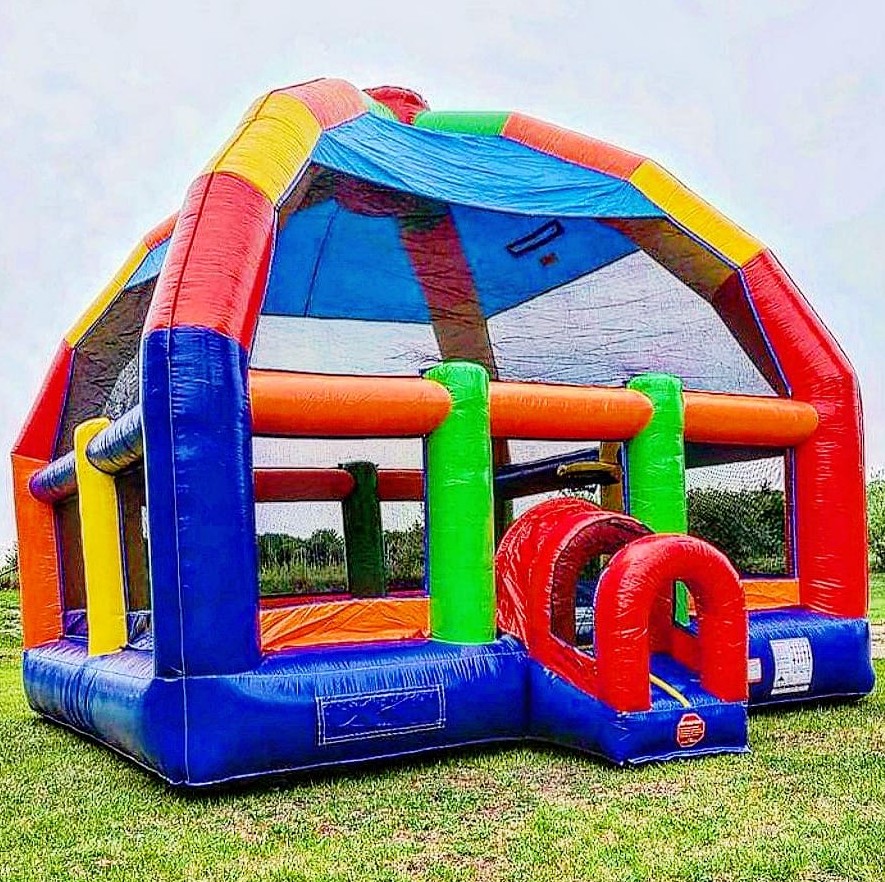 บ้านลมขนาดใหญ่ บ้านเด้งดึ๋งเป่ - Kids Outdoor Jumping Castle บทวิจารณ์และราคา