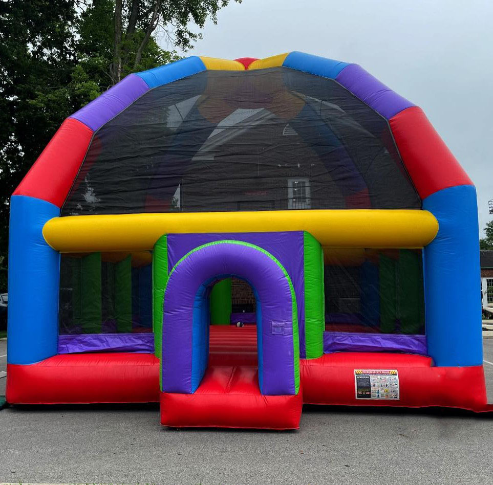 บ้านลมขนาดใหญ่ บ้านเด้งดึ๋งเป่ - Kids Outdoor Jumping Castle บทวิจารณ์และราคา