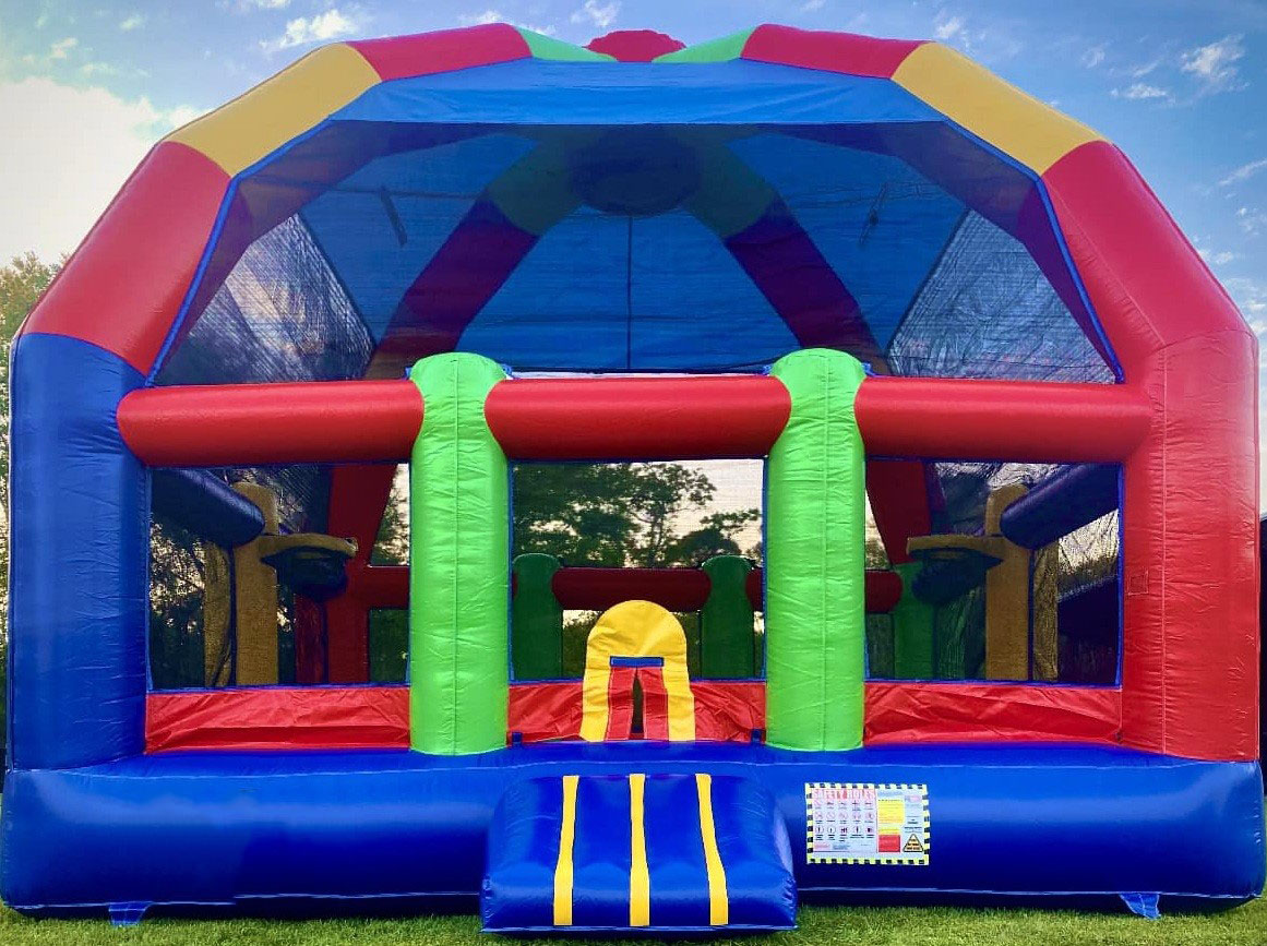 บ้านลมขนาดใหญ่ บ้านเด้งดึ๋งเป่ - Kids Outdoor Jumping Castle บทวิจารณ์และราคา