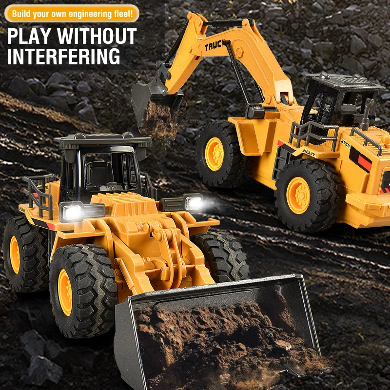 รถขุดบังคับวิทยุ 2.4G ทำจากโลห - Kids Outdoor Digger บทวิจารณ์และราคา