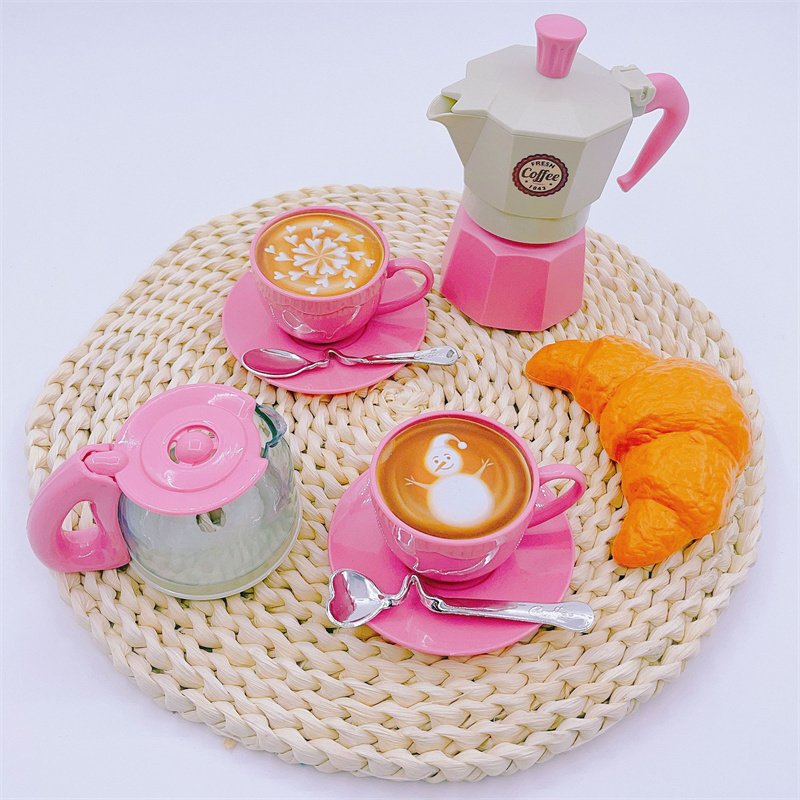 11PCS เล่นแกล้งทําเป็นกาแฟชุด  - Kids Outdoor House With Kitchen บทวิจารณ์และราคา