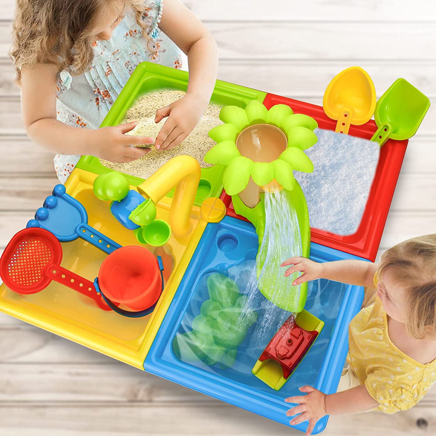 ของเล่นสำหรับเด็กเล่นทรายบนโต๊ - Kids Outdoor Play Table บทวิจารณ์และราคา