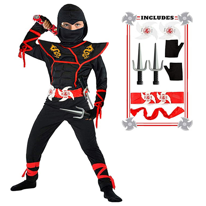 นินจาเครื่องแต่งกายเด็กฮาโลวีน - Kids Outdoor Ninja Warrior Course บทวิจารณ์และราคา