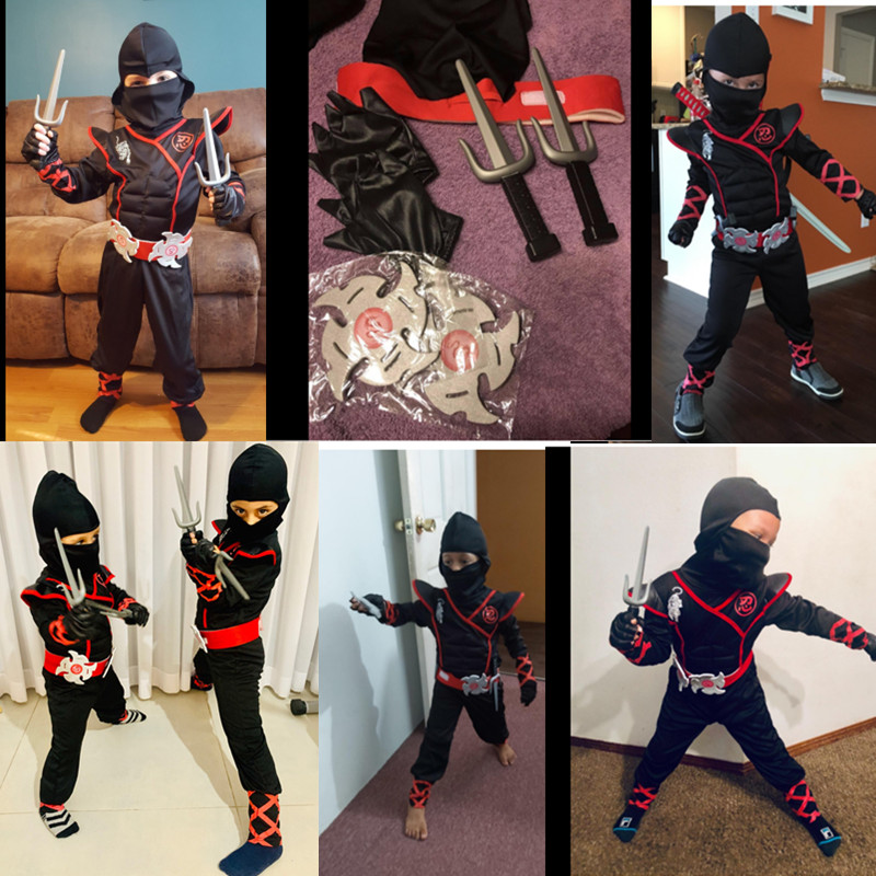นินจาเครื่องแต่งกายเด็กฮาโลวีน - Kids Outdoor Ninja Warrior Course บทวิจารณ์และราคา