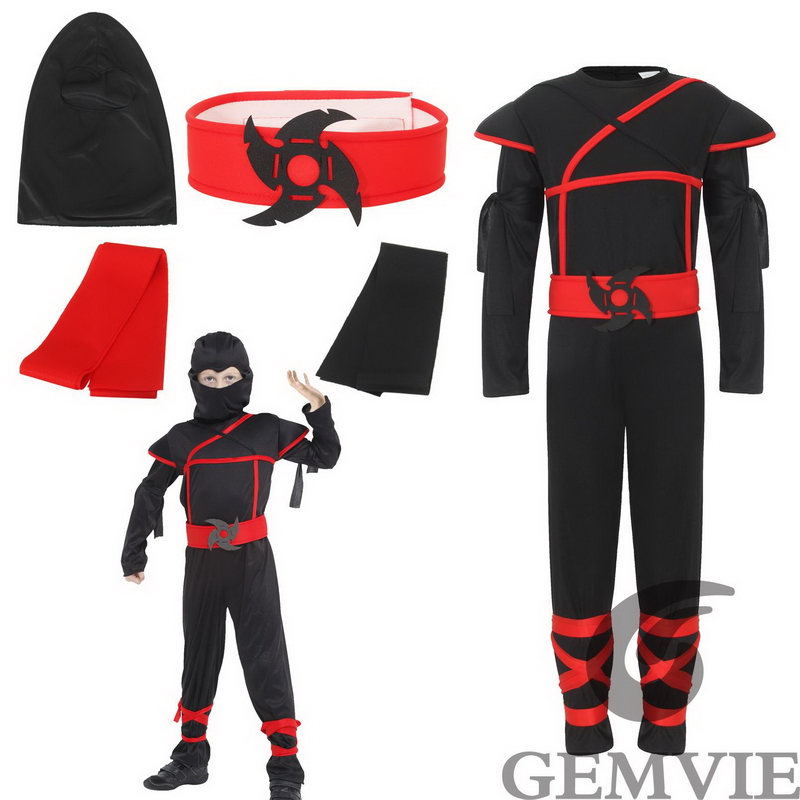 เด็กฮาโลวีนนินจาเครื่องแต่งกาย - Kids Outdoor Ninja Warrior Course บทวิจารณ์และราคา