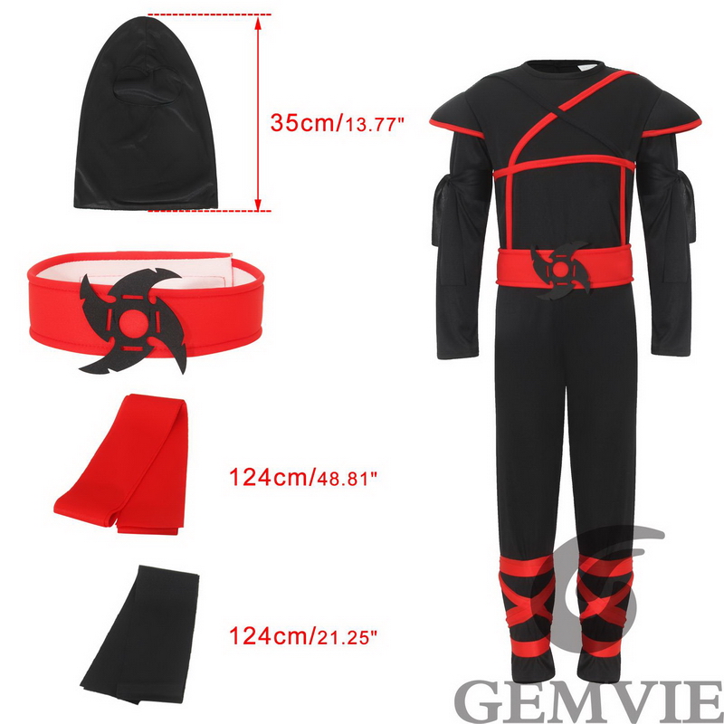 เด็กฮาโลวีนนินจาเครื่องแต่งกาย - Kids Outdoor Ninja Warrior Course บทวิจารณ์และราคา