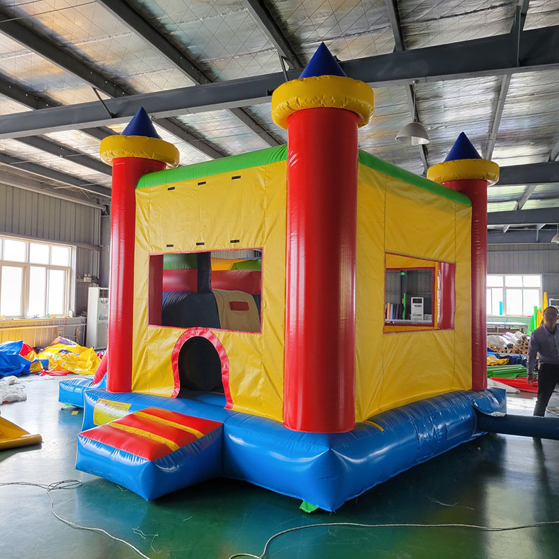 บ้านตีกลับพร้อมปราสาทกระโดดสไล - Kids Outdoor Jumping Castle บทวิจารณ์และราคา