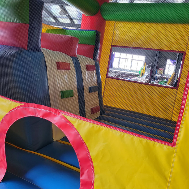 บ้านตีกลับพร้อมปราสาทกระโดดสไล - Kids Outdoor Jumping Castle บทวิจารณ์และราคา