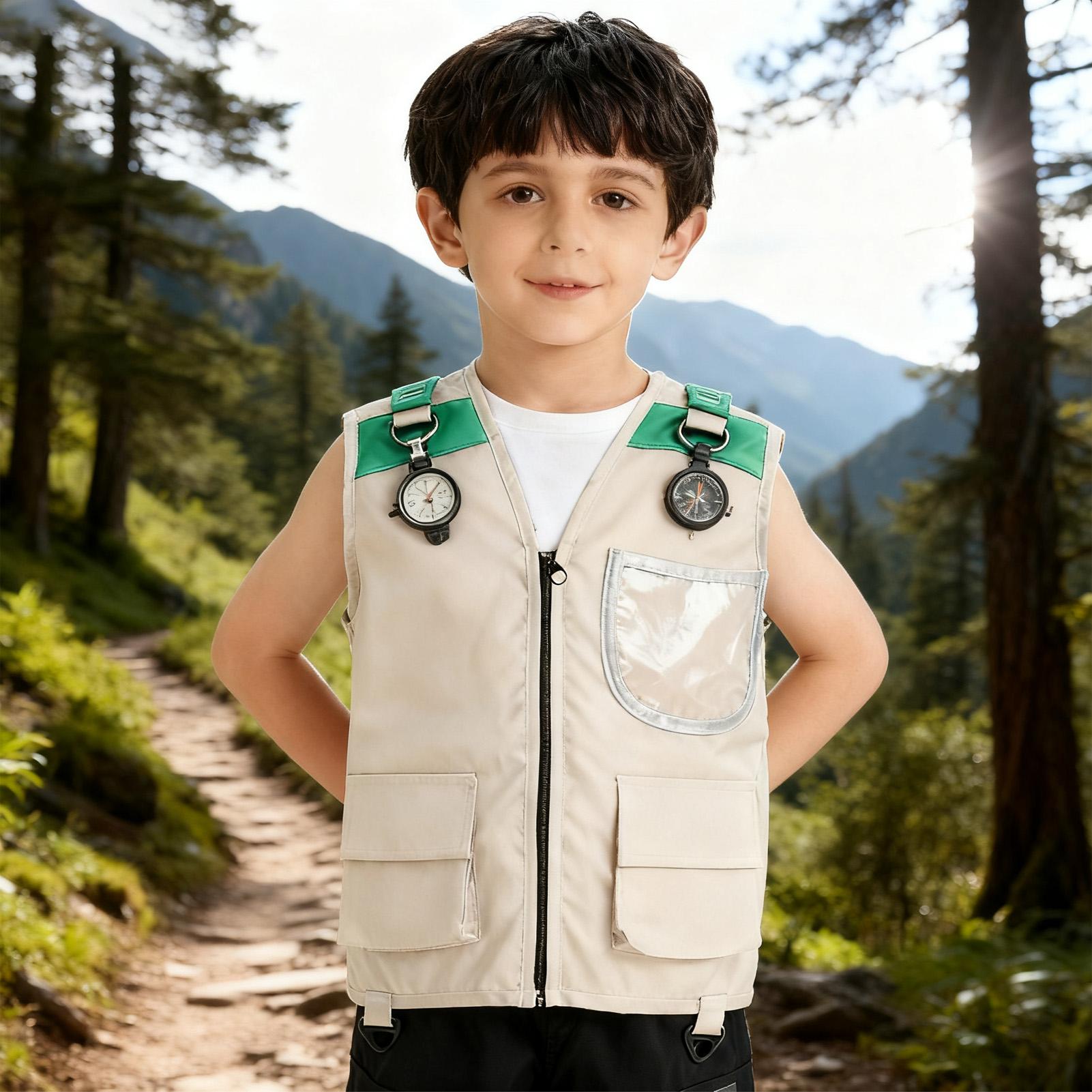 ชุดเสื้อกั๊กนักสำรวจสำหรับเด็ก - Kids Outdoor Vest บทวิจารณ์และราคา