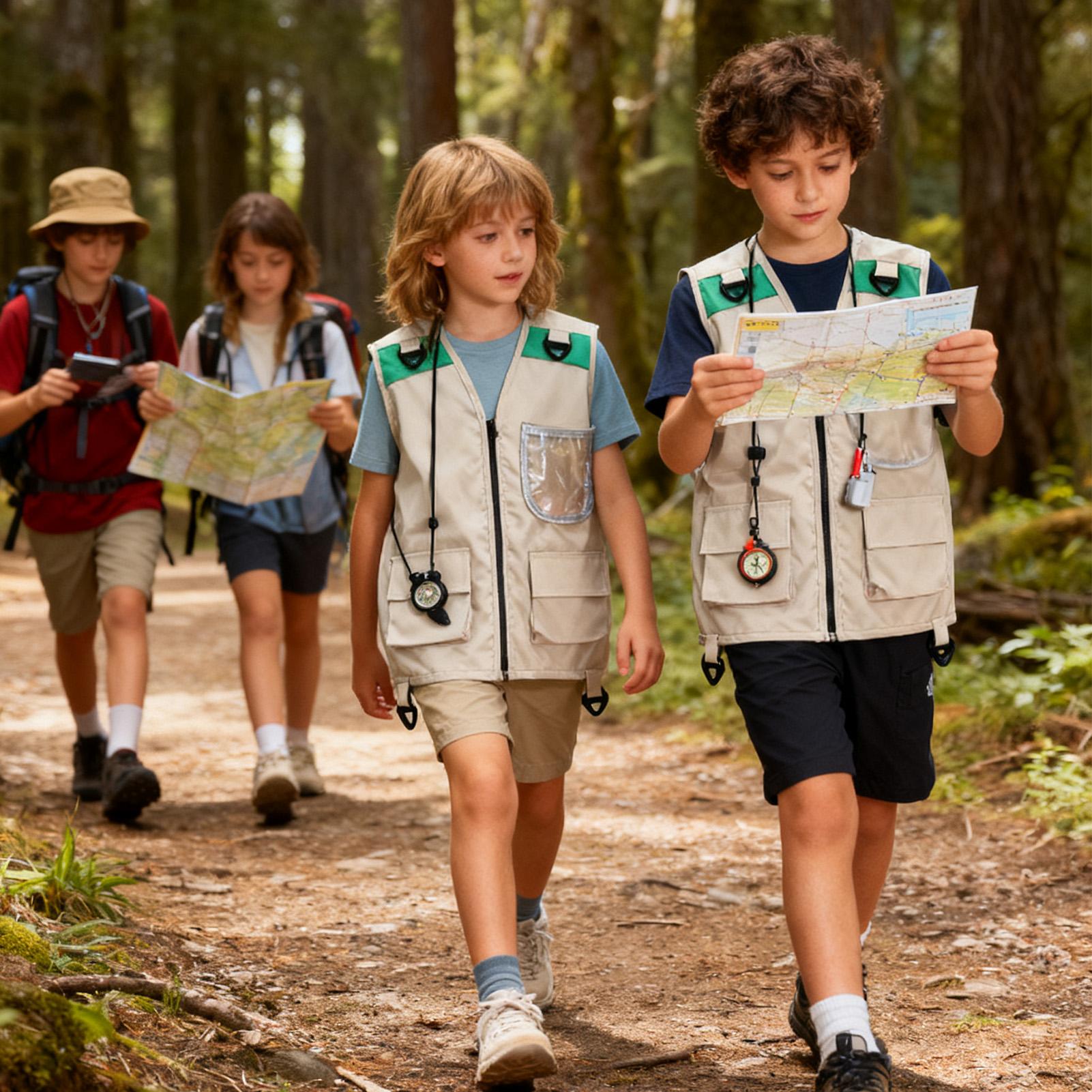 ชุดเสื้อกั๊กนักสำรวจสำหรับเด็ก - Kids Outdoor Vest บทวิจารณ์และราคา