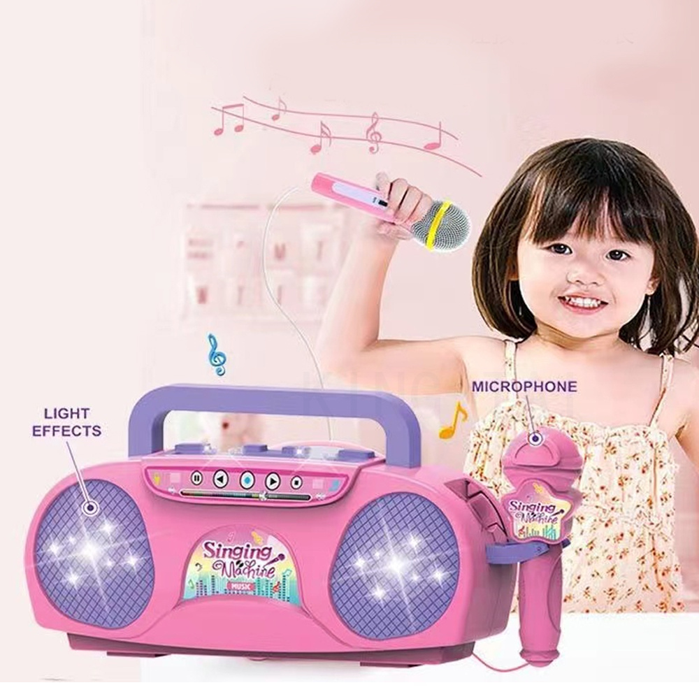 เด็กไมโครโฟนเครื่องคาราโอเกะเค - Kids Outdoor Instruments บทวิจารณ์และราคา