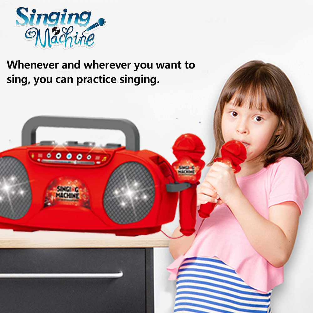 เด็กไมโครโฟนเครื่องคาราโอเกะเค - Kids Outdoor Instruments บทวิจารณ์และราคา
