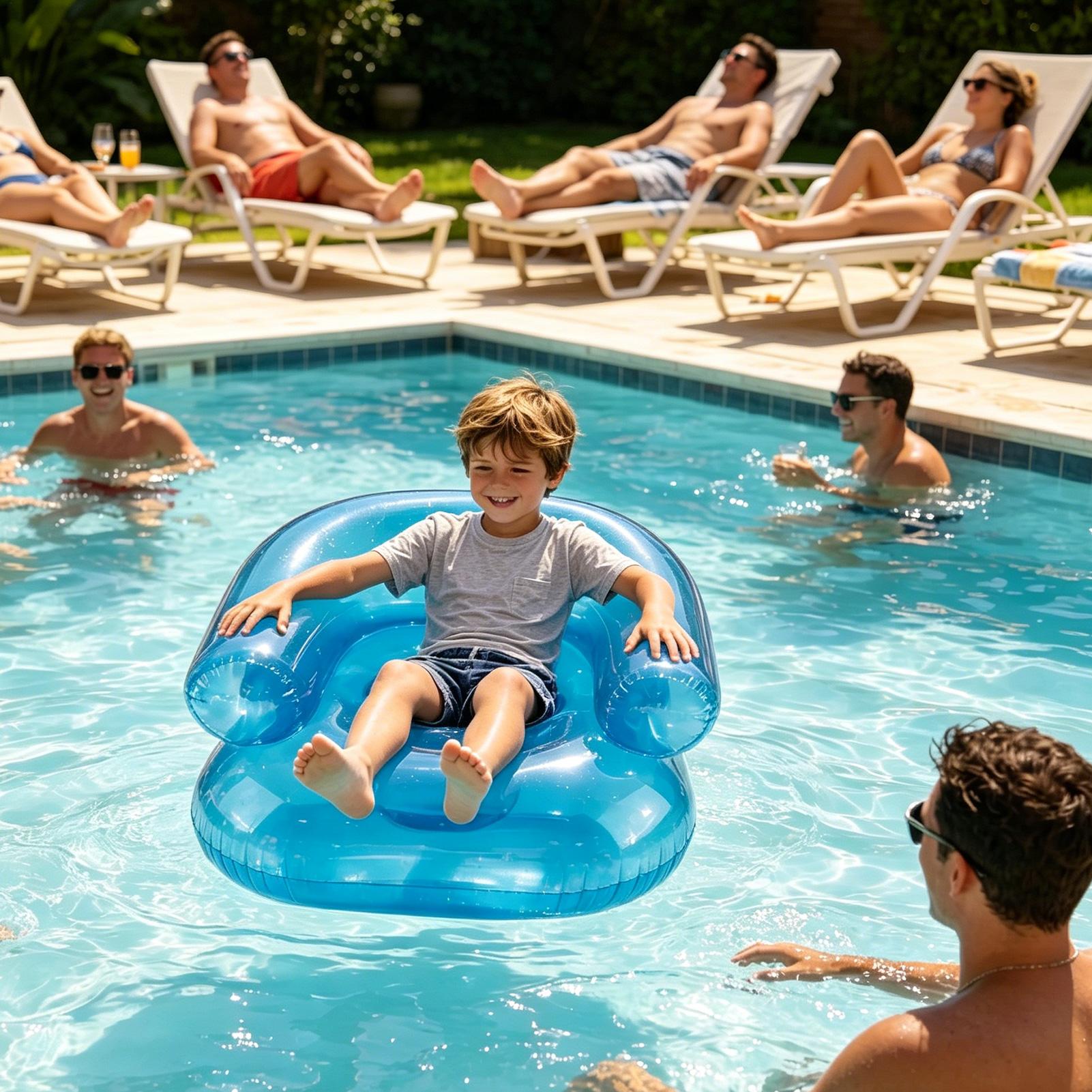 เก้าอี้เป่าลมสำหรับเด็ก PVC หน - Kids Outdoor Chair บทวิจารณ์และราคา