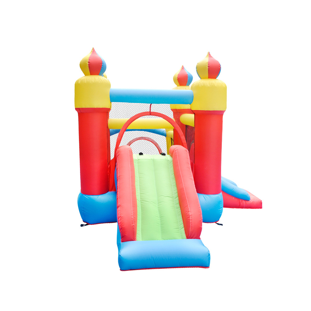 บ้านลมเด็กพร้อมสไลเดอร์ ผ้า Ox - Kids Outdoor Jumping Castle บทวิจารณ์และราคา