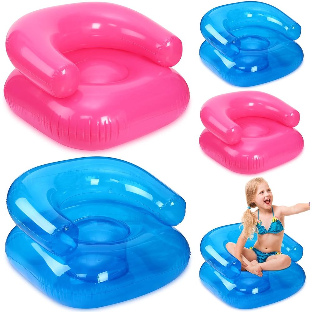 เก้าอี้เป่าลมสำหรับเด็ก 4 ตัว  - Kids Outdoor Chair บทวิจารณ์และราคา
