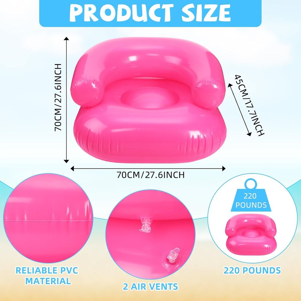 เก้าอี้เป่าลมสำหรับเด็ก 4 ตัว  - Kids Outdoor Chair บทวิจารณ์และราคา