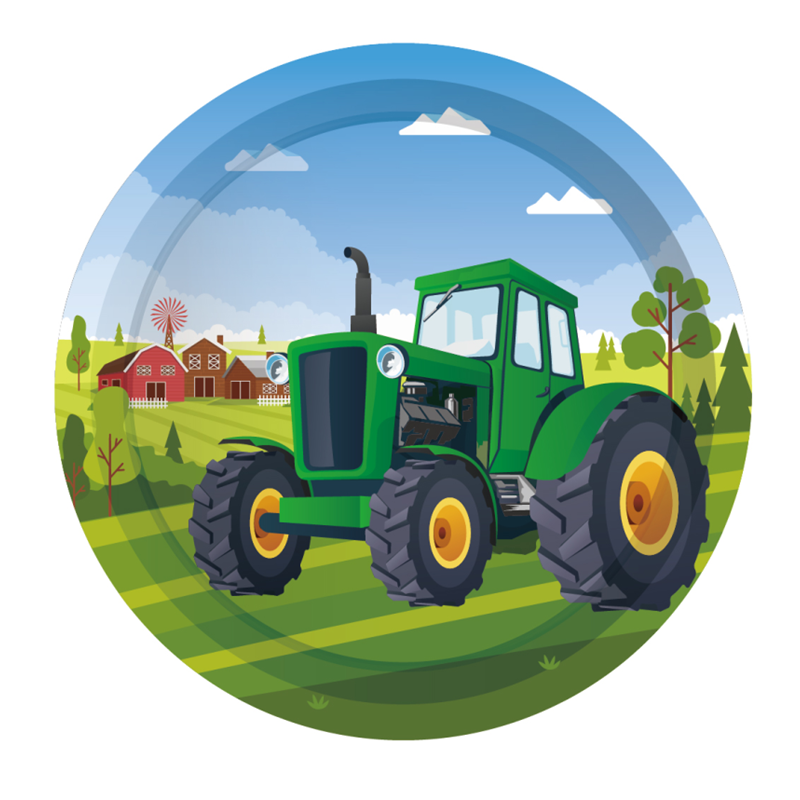 สีเขียวรถแทรกเตอร์ฟาร์ม Theme  - Kids Outdoor Digger บทวิจารณ์และราคา