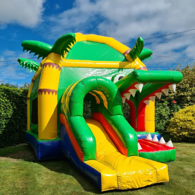 บ้านลมเป่าลมรูปจระเข้สำหรับเด็ - Kids Outdoor Jump House บทวิจารณ์และราคา