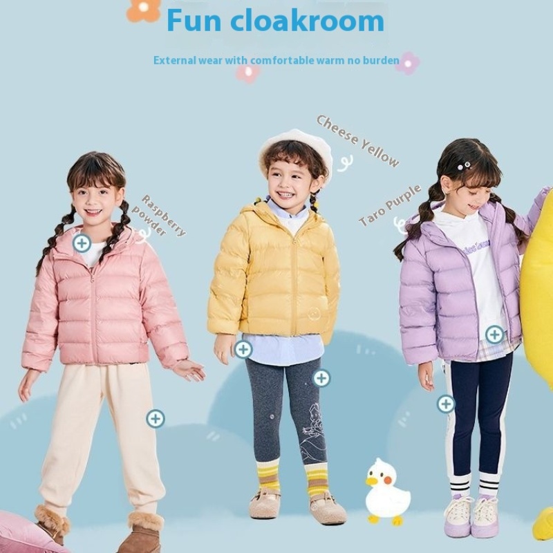 แจ็กเก็ตขนเป็ดสำหรับเด็กมีฮู้ด - Kids Outdoor Jacket บทวิจารณ์และราคา