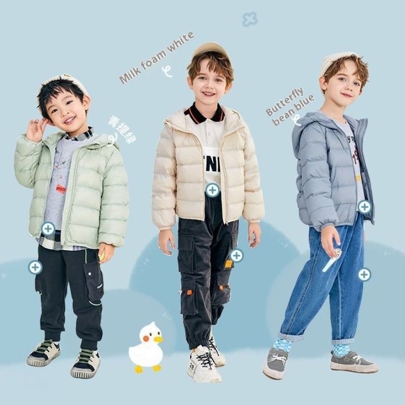 แจ็กเก็ตขนเป็ดสำหรับเด็กมีฮู้ด - Kids Outdoor Jacket บทวิจารณ์และราคา