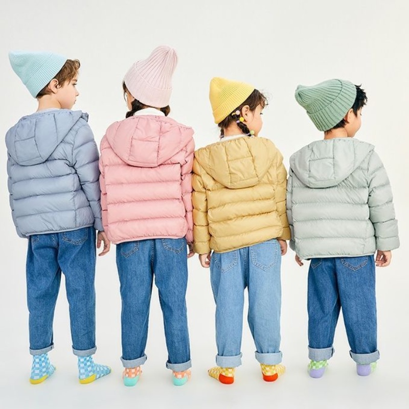 แจ็กเก็ตขนเป็ดสำหรับเด็กมีฮู้ด - Kids Outdoor Jacket บทวิจารณ์และราคา