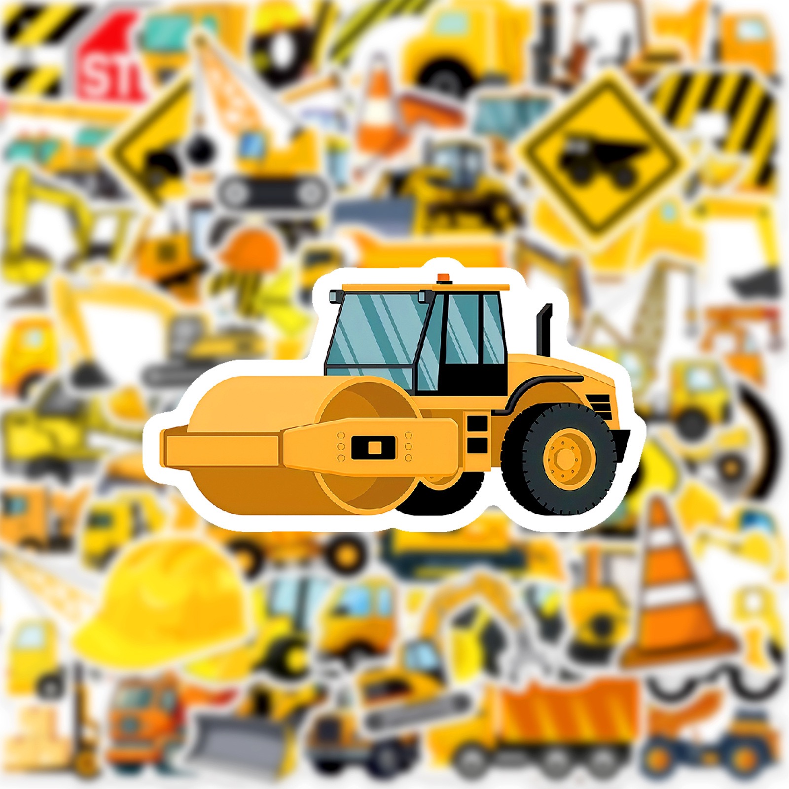 สติกเกอร์รถก่อสร้างน่ารัก 10/5 - Kids Outdoor Digger บทวิจารณ์และราคา