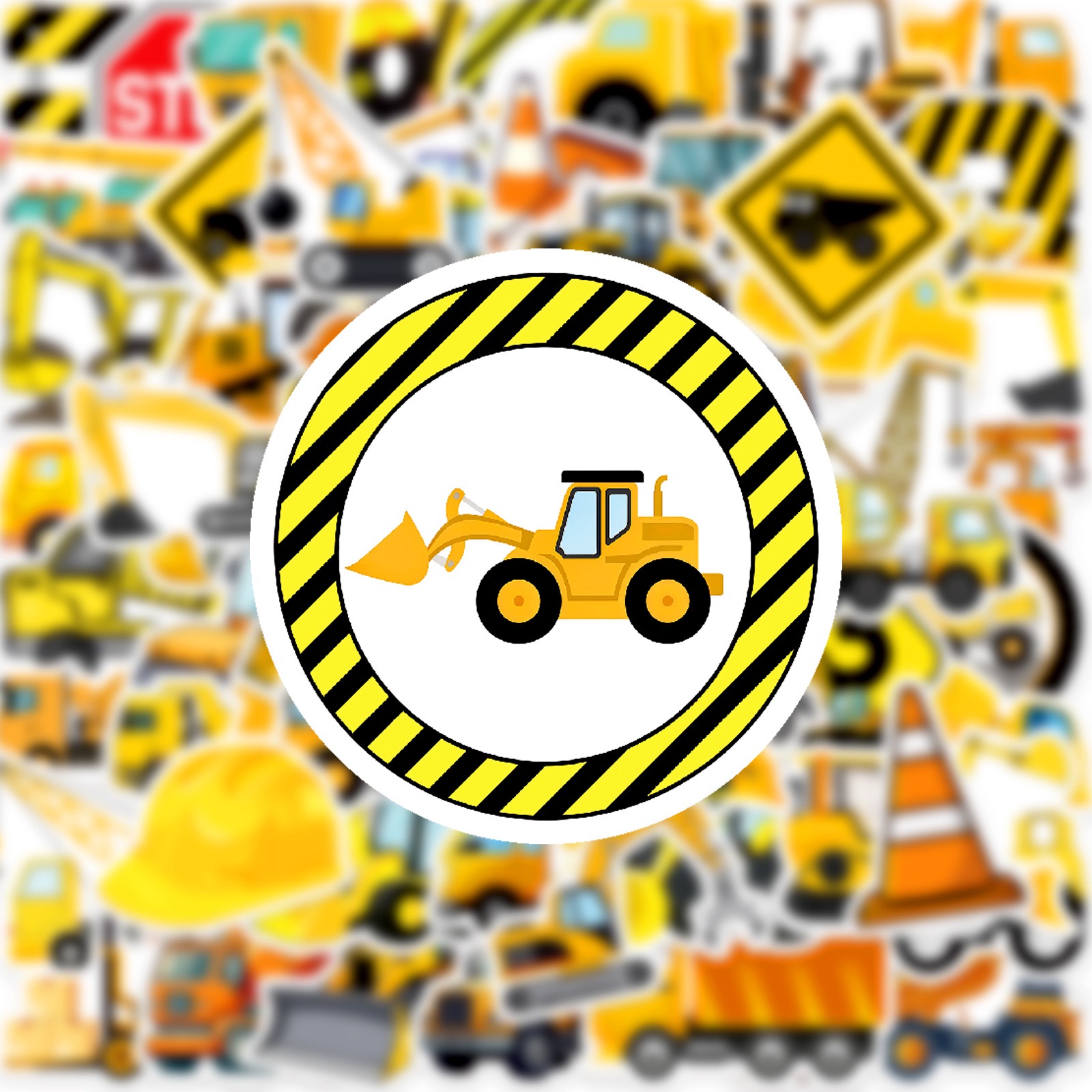 สติกเกอร์รถก่อสร้างน่ารัก 10/5 - Kids Outdoor Digger บทวิจารณ์และราคา
