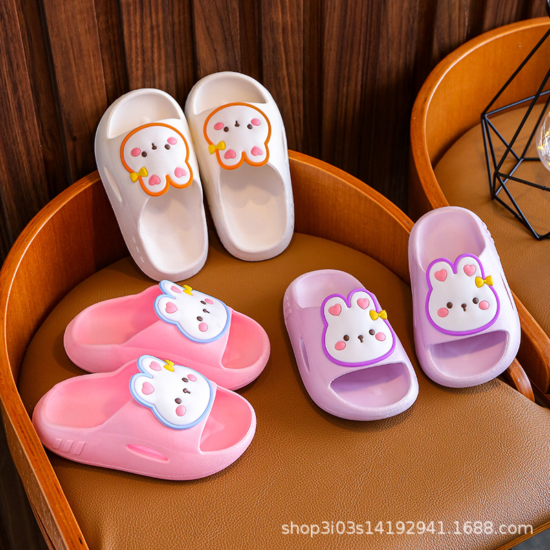 รองเท้าแตะเด็กฤดูร้อนลายการ์ตู - Kids Indoor Outdoor Slippers บทวิจารณ์และราคา