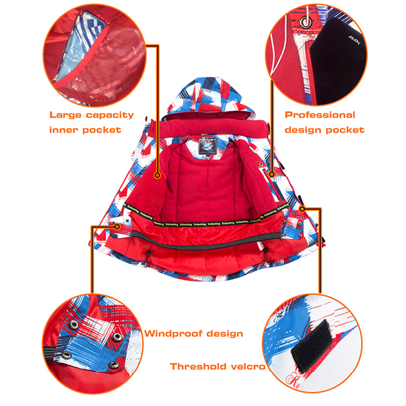 ชุดสกีสำหรับเด็กเล่นสกีสโนว์บอ - Kids Outdoor Jacket บทวิจารณ์และราคา