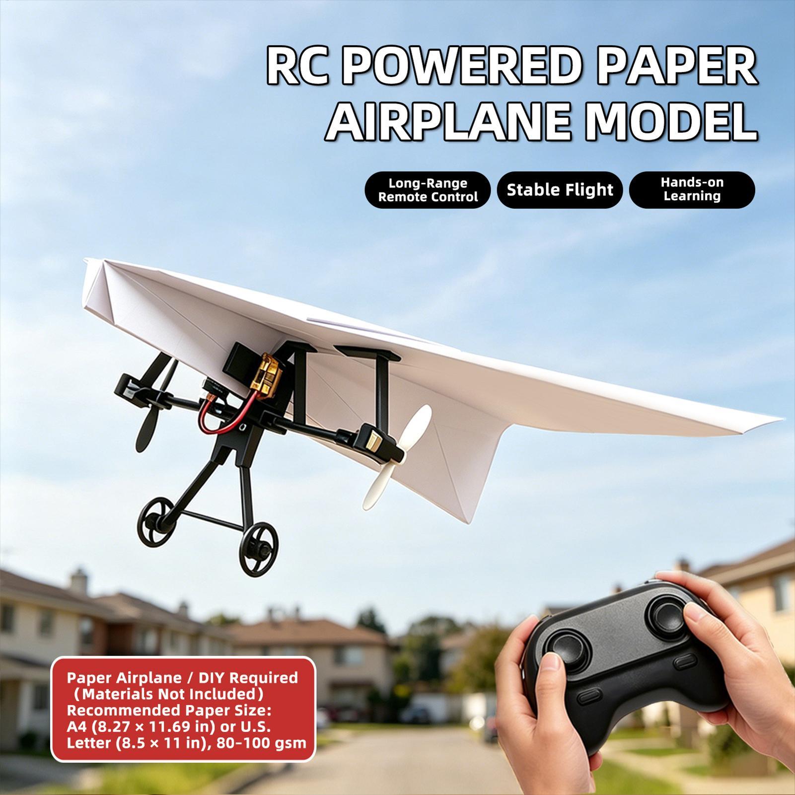 ชุดเครื่องบินกระดาษ DIY RC พร้ - Kids Outdoor Play Equipment บทวิจารณ์และราคา